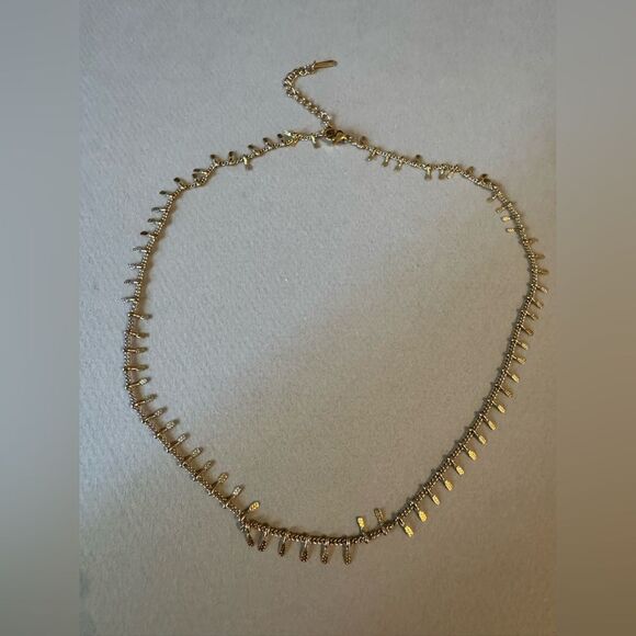 minimalist chain necklace A1551 - Picture 2 of 3